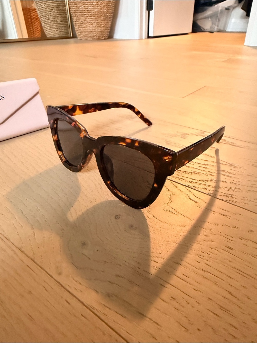Shady Lady X Jillian Harris Tortoiseshell Cat-Eye Sunglasses